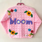 "Bloom” Handmade Cardigan Size Approx 2-3 Years