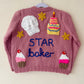 "STAR Baker” Handmade Cardigan Size Approx 4-6 Years