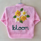 "Bloom” Handmade Cardigan Size Approx 2-3 Years
