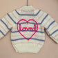 "Loved" Handmade Cardigan Size Approx 0-3 Months