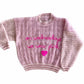"On Wednesdays We Wear Pink" Handmade Adult Jumper Size Medium