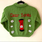 "Dear Santa” Handmade Cardigan Size Approx 5-7 Years