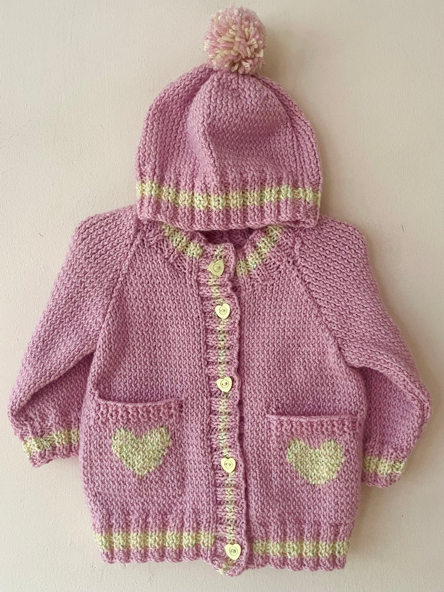 "Loved” Handmade Cardigan Size Approx 6-12 Months