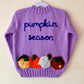 "Pumpkin Season" Handmade Cardigan Size Approx 4-5 Years