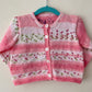 "Bloom" Handmade Cardigan Size Approx 6-12 Months