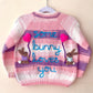 "Some Bunny Loves You” Handmade Cardigan Size Approx 2-3 Years