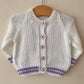 "Mon Bebe" Handmade Cardigan Size Approx 0-3 Months