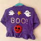 "BOO!” Handmade Cardigan Size Approx 1-2 Years