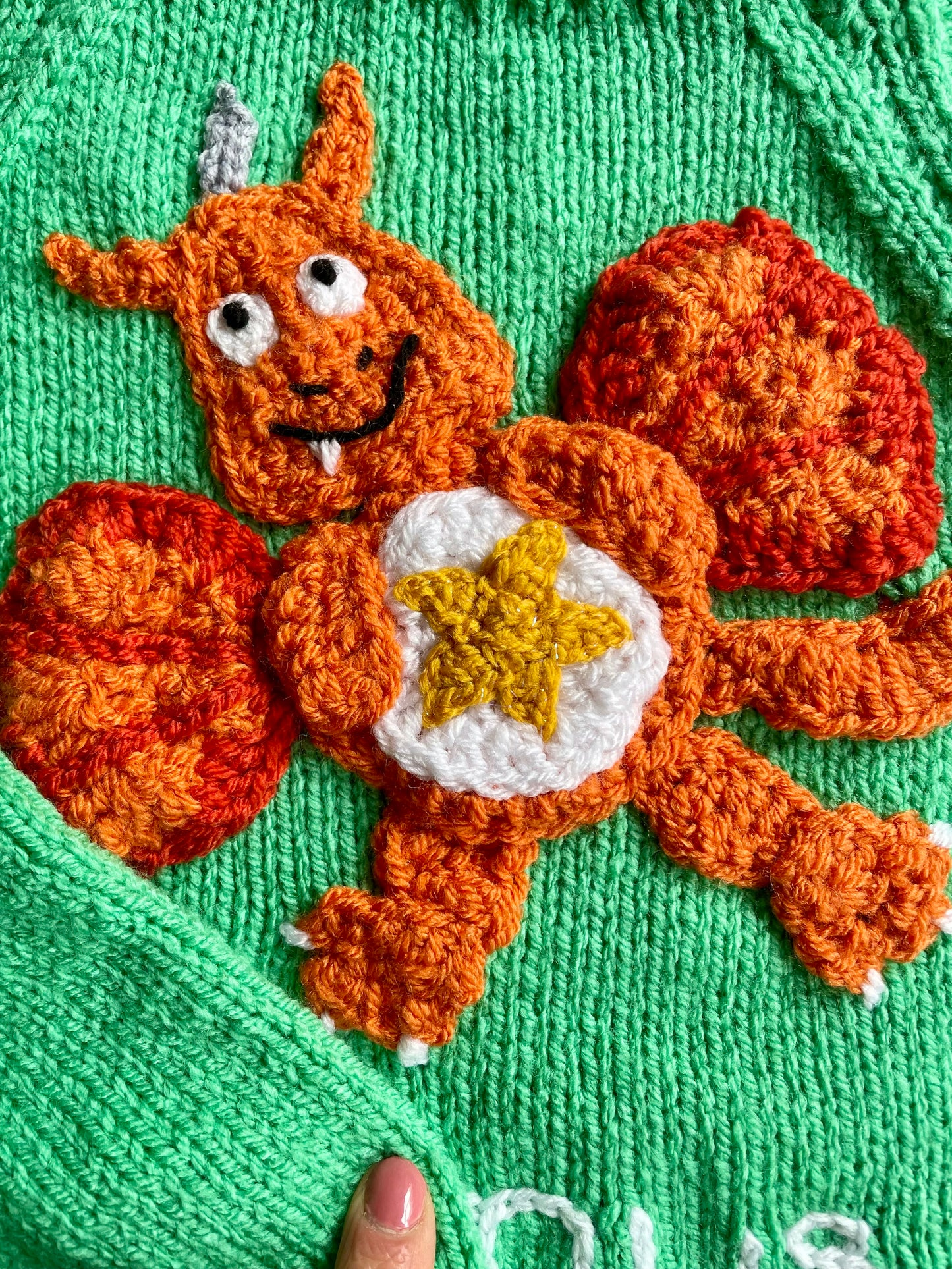 "Always A Star" Handmade Jumper Size Approx 4-6 Years