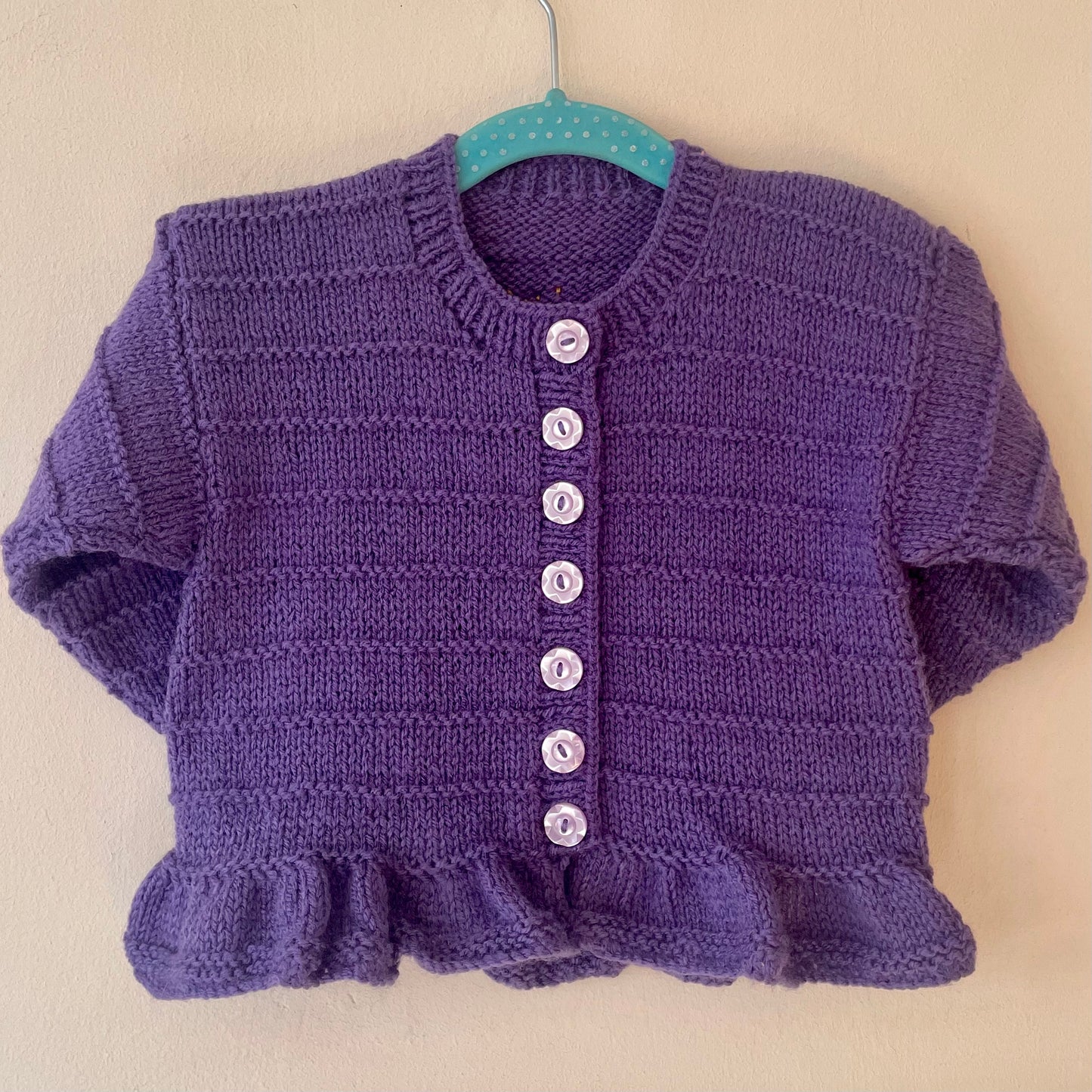 "BOO!” Handmade Cardigan Size Approx 1-2 Years