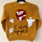 "I Ain't Afraid” Handmade Cardigan Size Approx 6-8 Years