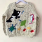 "Vitamin Sea” Handmade Jumper Size Approx 4-6 Years