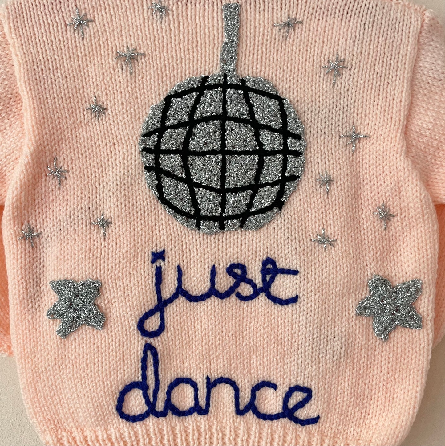 "Just Dance" Handmade Cardigan Size Approx 18 months to 2.5 Years