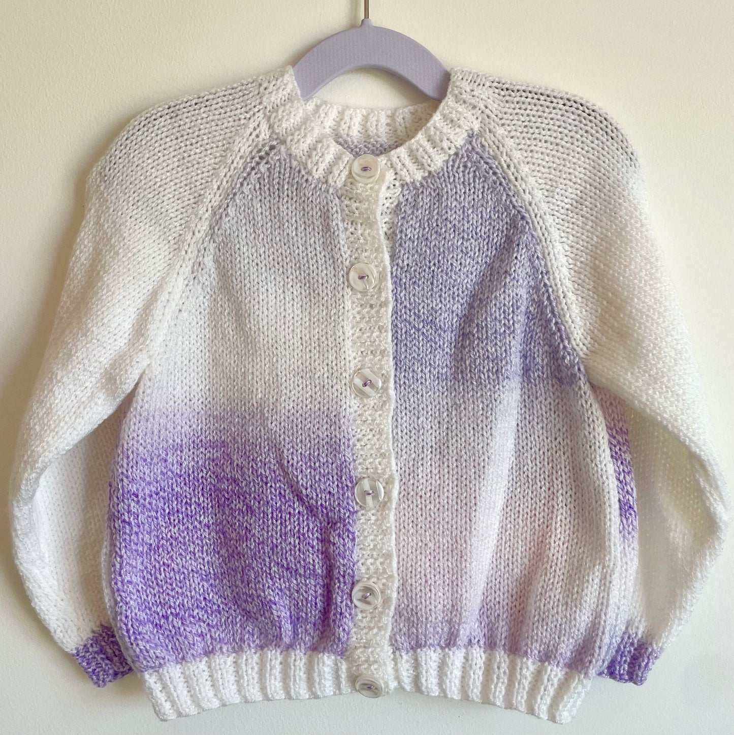 "Ice Cream Time” Handmade Cardigan Size Approx 2-3 Years