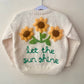 "Let The Sun Shine" Handmade Cardigan Size Approx 4-6 Years
