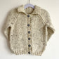 "Sleigh Ride” Handmade Cardigan Size Approx 3-4 Years