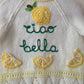 "Ciao Bella" Handmade Cardigan Size Approx 3-4 Years