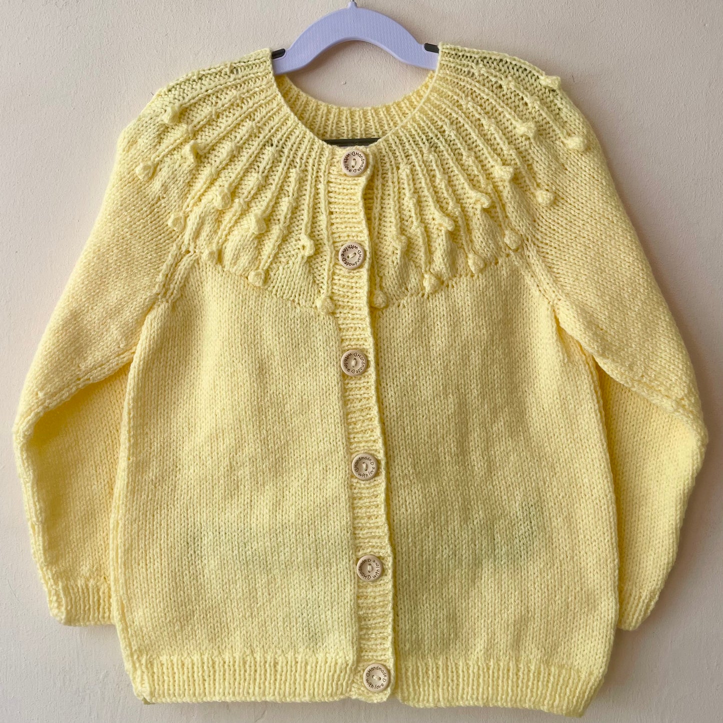 "Ice Cream Club” Handmade Cardigan Size Approx 6-8 Years
