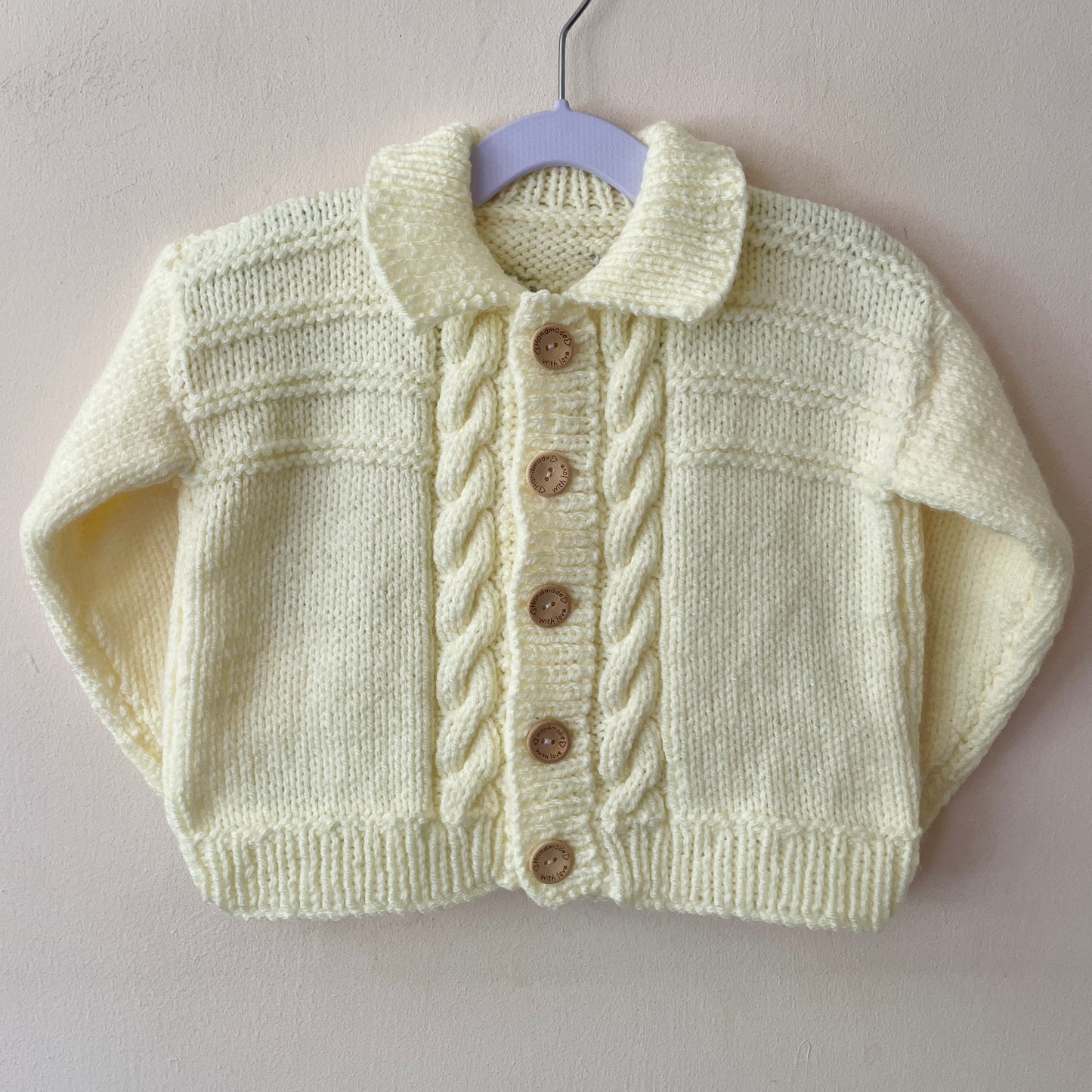 “Choo Choo” Handmade Cardigan Size Approx 1-2.5 Years
