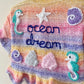 "Ocean Dream" Handmade Cardigan Size Approx 1-2 Years