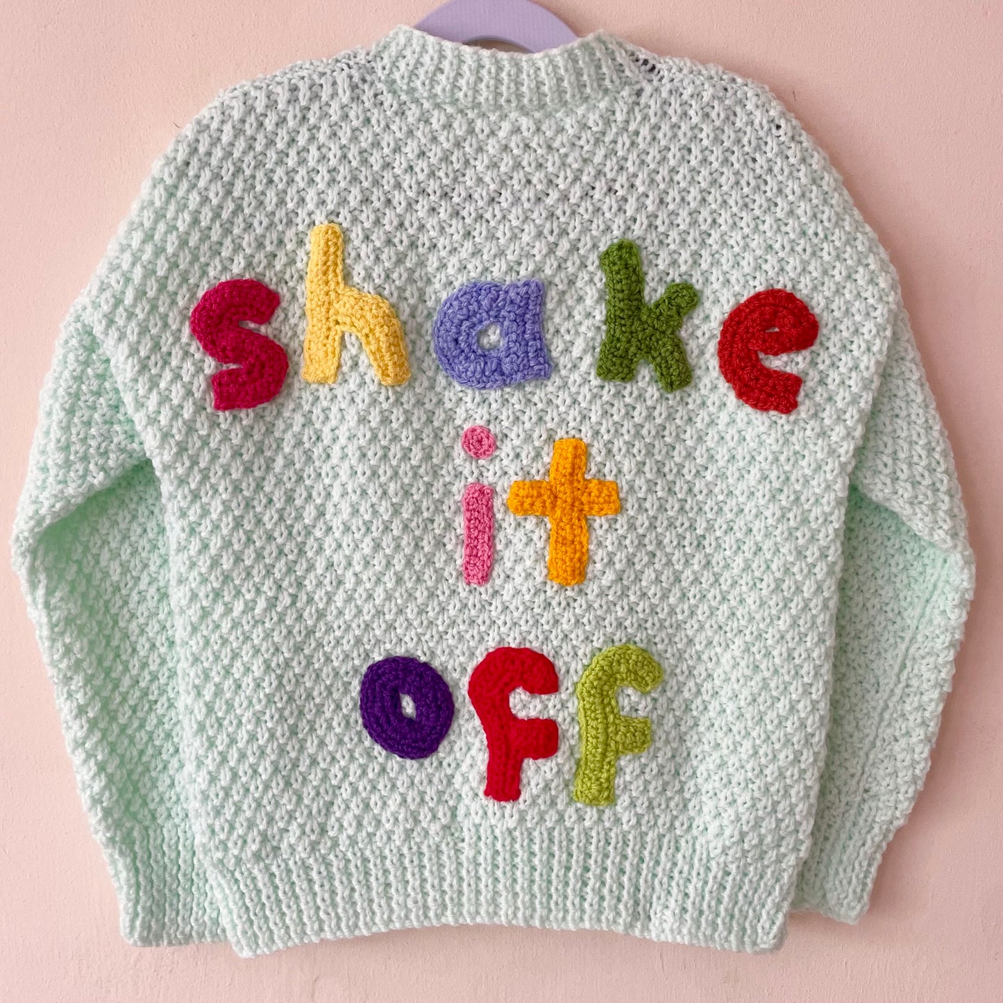 "Shake It Off” Handmade Cardigan Size Approx 5-7 Years