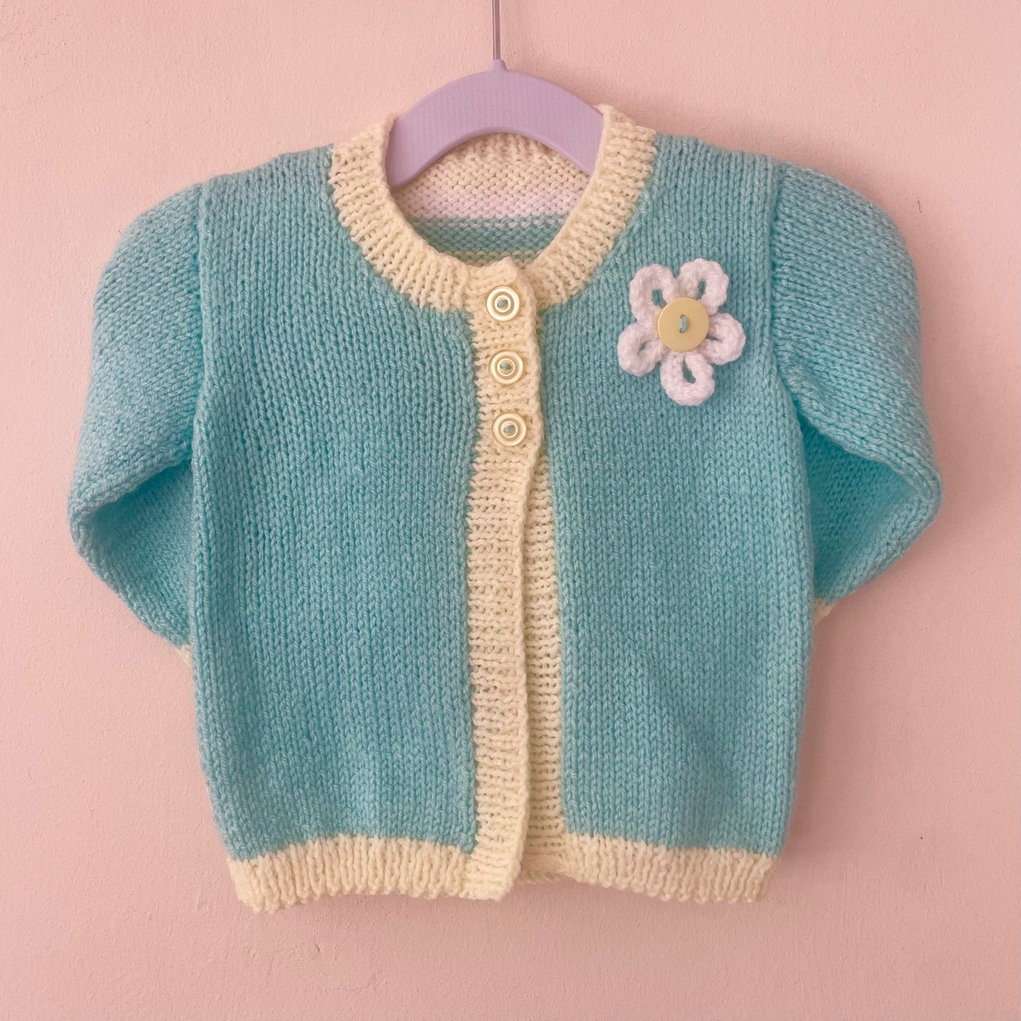 "Loved” Handmade Cardigan Size Approx 6-18 Months