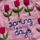 "Spring Days” Handmade Cardigan Size Approx 4-6 Years