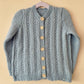 "Part-Time Mermaid” Handmade Cardigan Size Approx 4-6 Years