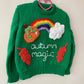 “Autumn Magic” Handmade Jumper Size Approx 3-4 Years
