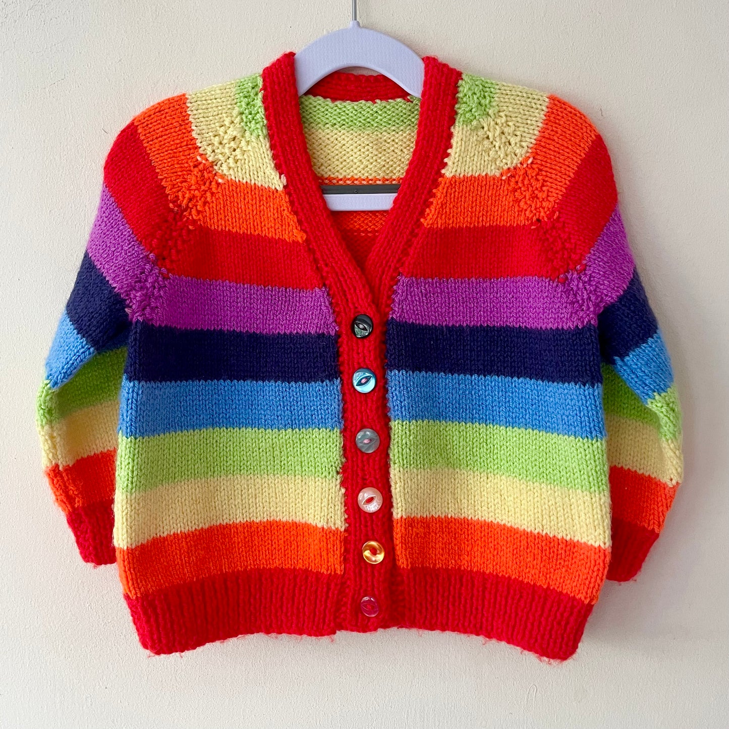 "Voila” Handmade Cardigan Size Approx 2-3 Years