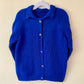 "Under The Sea” Handmade Dark Blue Cardigan Size Approx 6-8 Years