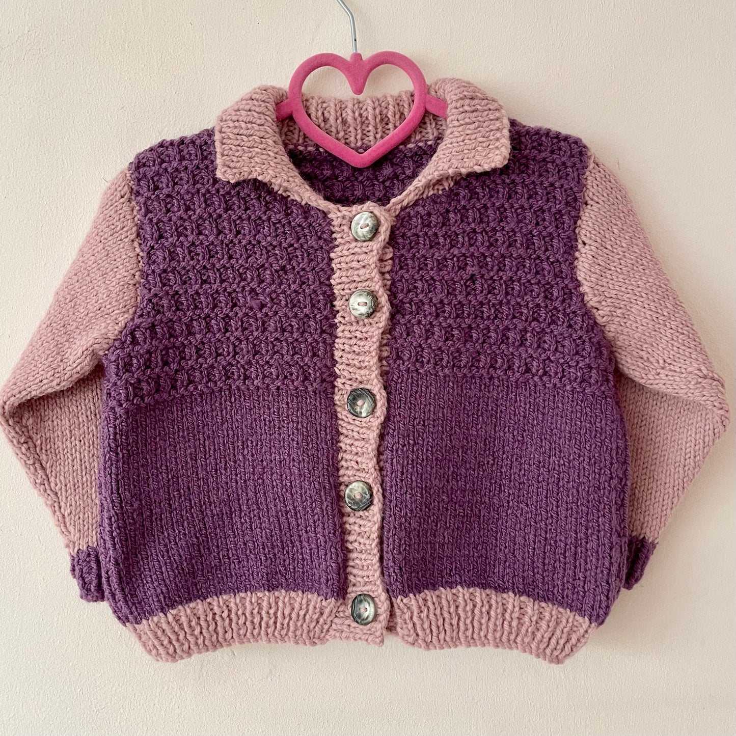 “My Pumpkin Pie” Handmade Cardian Size Approx 1.5-2.5 Years