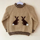 "Hop To It" Handmade Jumper Size Approx 2-3 Years