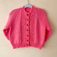 “Daisy Chain” Handmade Cardigan Size Approx 3-5 Years