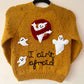 "I Ain't Afraid” Handmade Cardigan Size Approx 6-8 Years