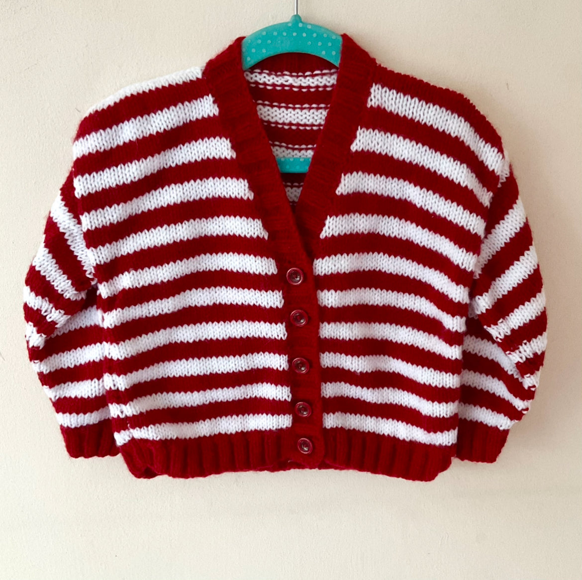 "Jolly” Handmade Cardigan Size Approx 1.5-2.5 Years
