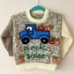“Pumpkin Season” Handmade Jumper Size Approx 2.5-3.5 Years