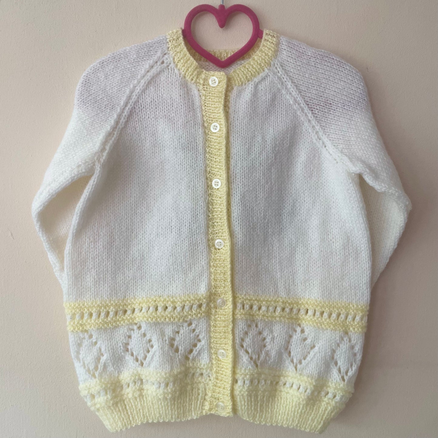 "Ciao Bella" Handmade Cardigan Size Approx 3-4 Years