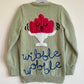 "Wibble Wobble” Handmade Cardigan Size Approx 4-6 Years