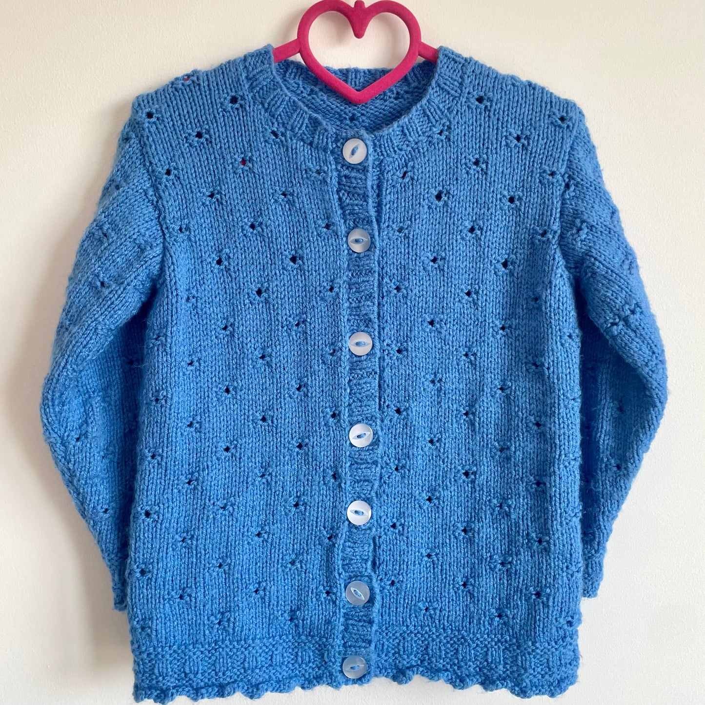 "Star Baker” Handmade Cardigan Size Approx 3-4 Years
