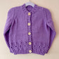 "Boo" Handmade Cardigan Size Approx 2-4 Years