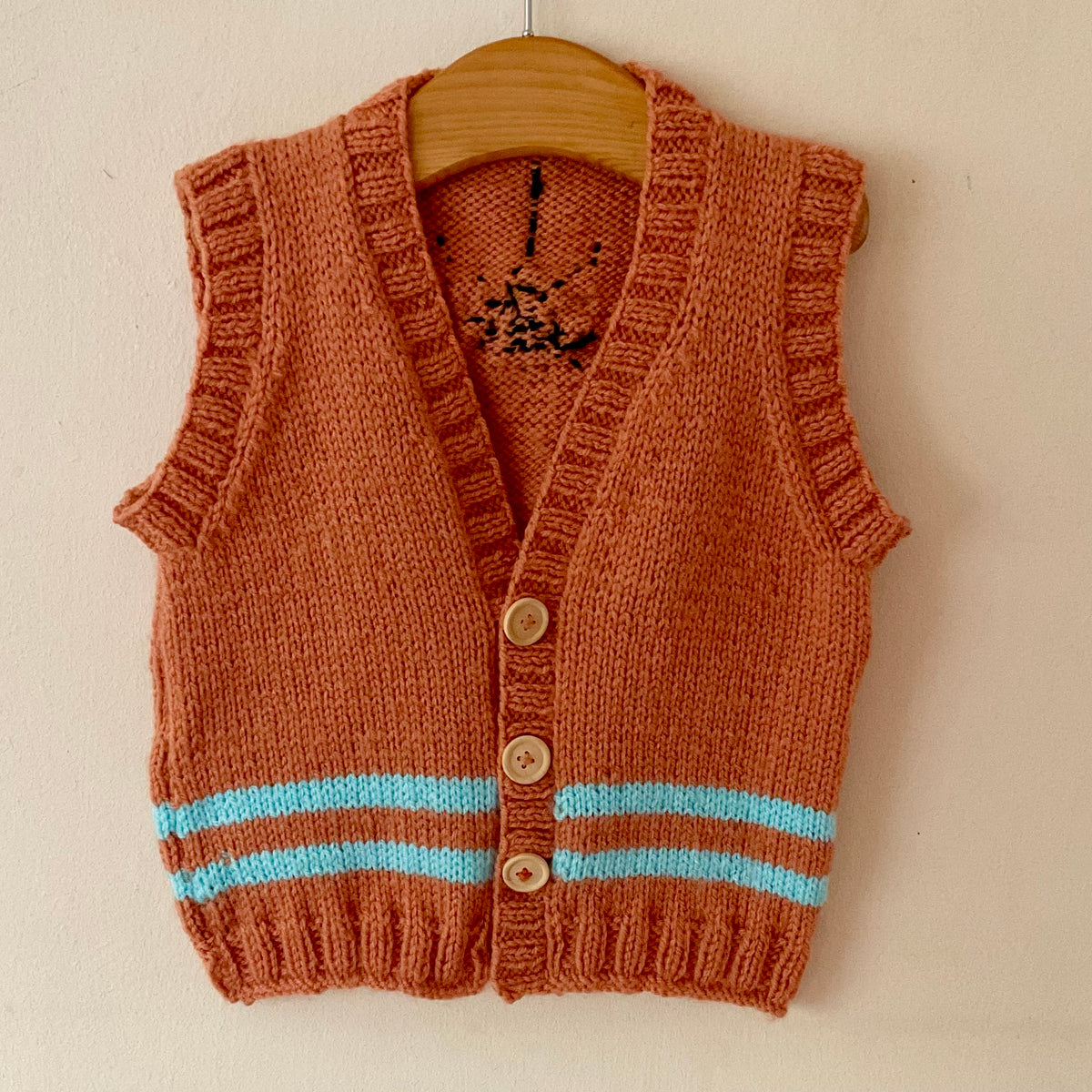 "EEK" Handmade Waistcoat Size Approx 1-2 Years