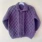 "BOO-tiful" Handmade Cardigan Size Approx 4-6 Years