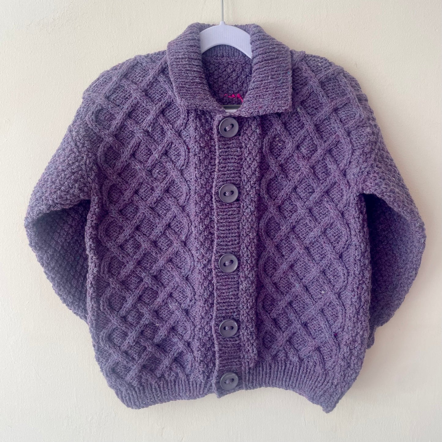 "BOO-tiful" Handmade Cardigan Size Approx 4-6 Years