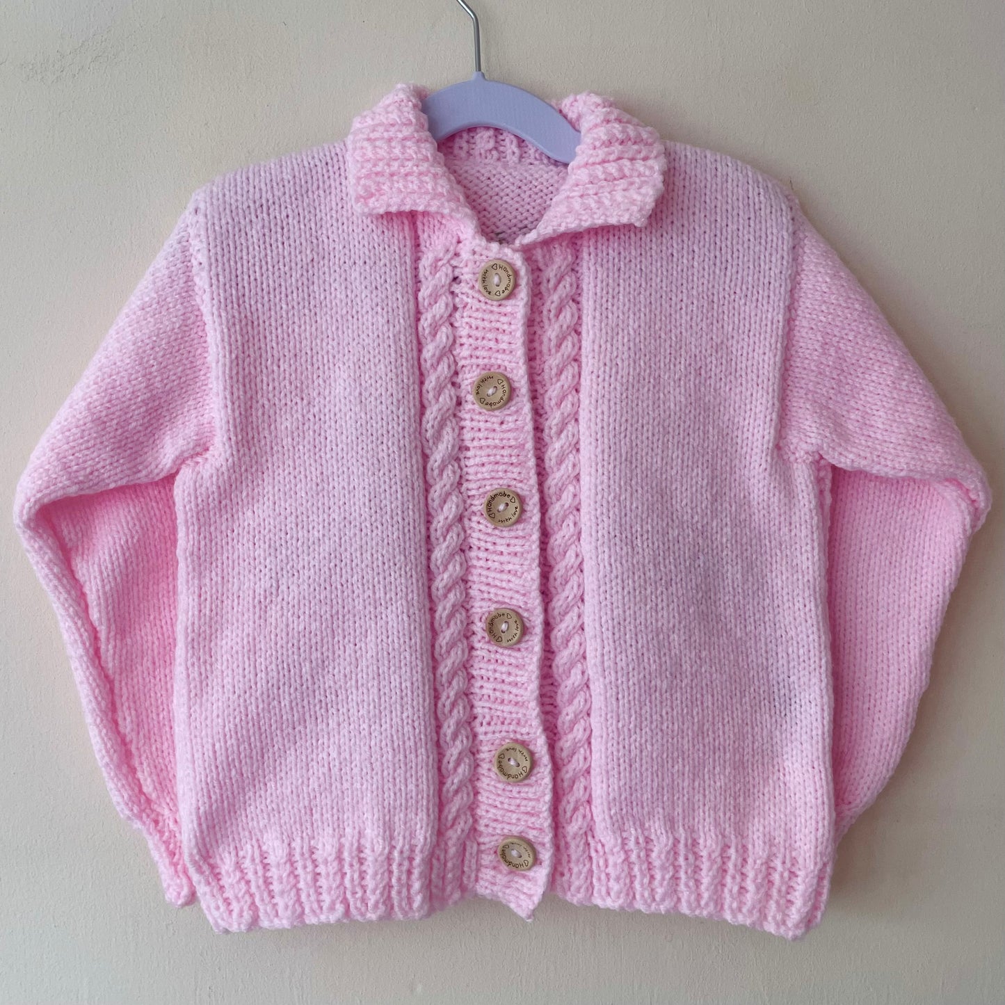 "Oranges & Lemons” Handmade Cardigan Size Approx 4-5 Years