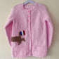 "Salut" Handmade Cardigan Size Approx 3-5 Years