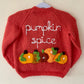 "Pumpkin Spice” Handmade Cardigan Size Approx 2-3 Years