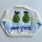 "Pear-fect” Handmade Cardigan Size Approx 6-12 Months