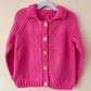 "Stay Cool” Handmade Cardigan Size Approx 3-5 Years