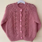 "She Loves Me" Handmade Cardigan Size Approx 3-4 Years